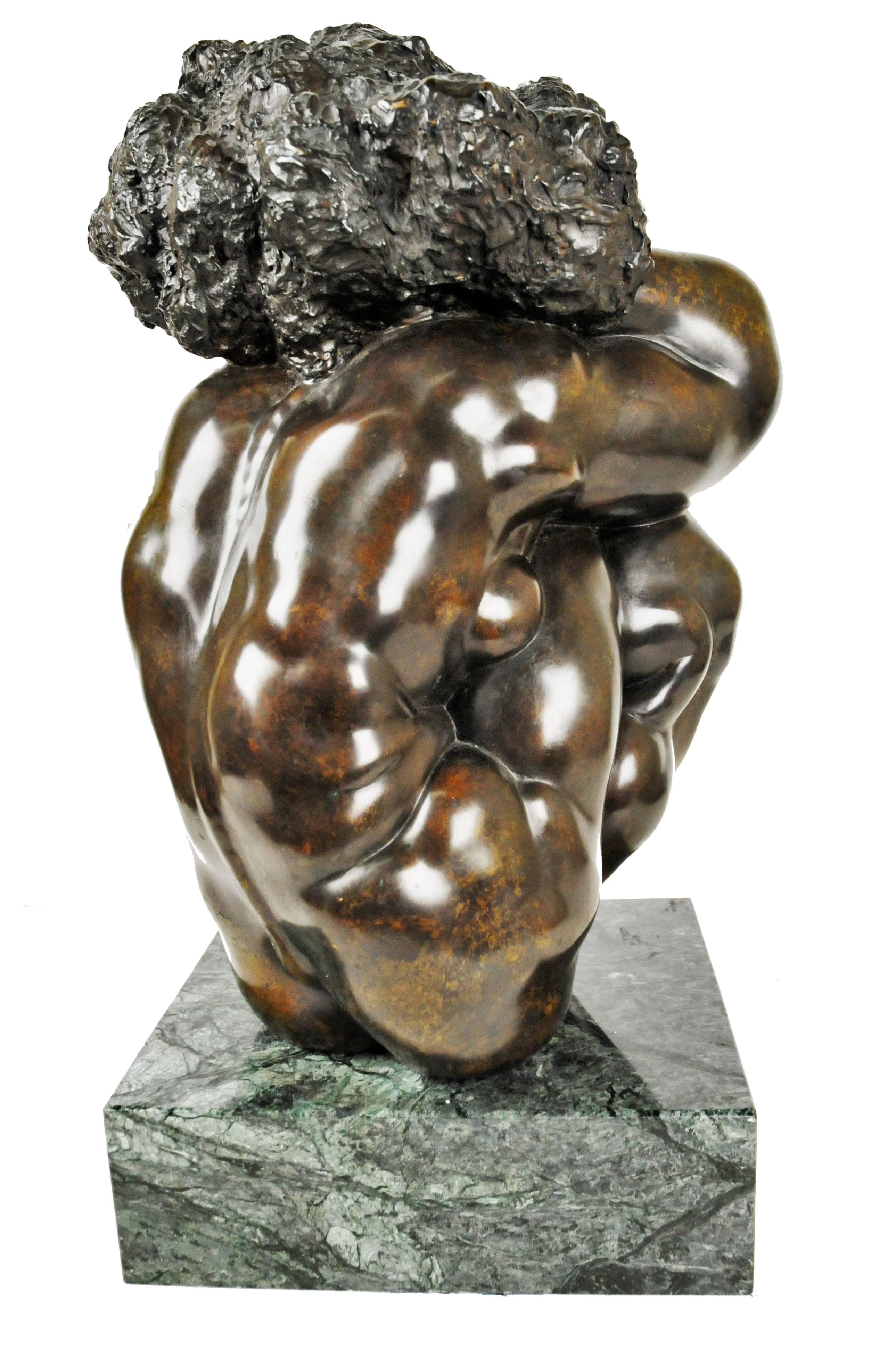 American Benson A. Selzer, Woman IX, Contemporary Patinated Bronze Sculpture, 1980s For Sale