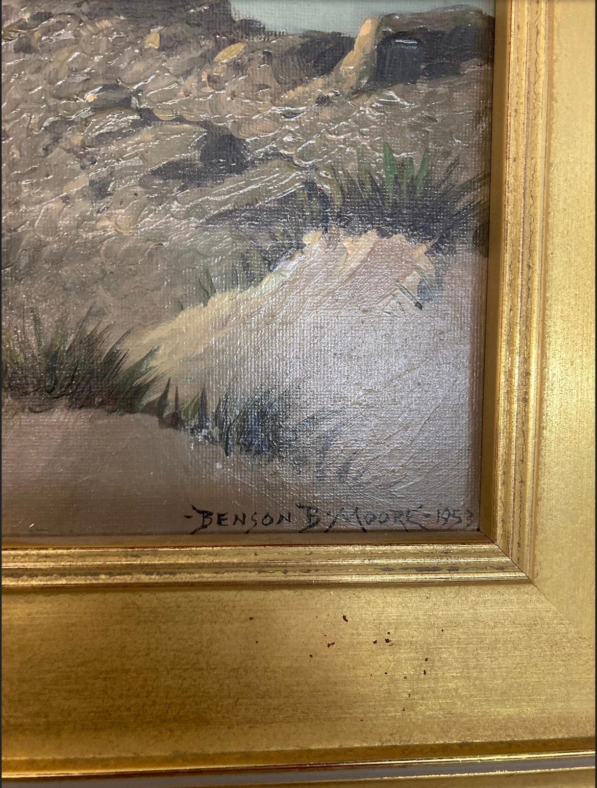 some minor scratches to board, overall good condition t, sight: 13 1/2 by 10 1/4 inches, overall: 18 3/8 by 15 1/4