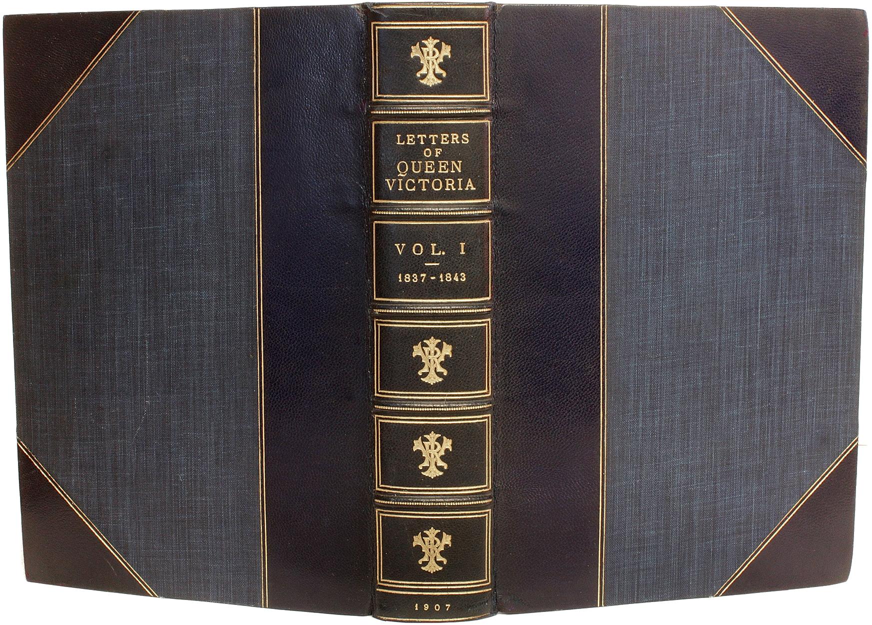 British Benson, the Letters of Queen Victoria 1837, 1861, 3 Vols., in a Fine Binding