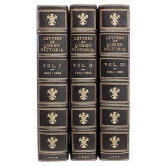 Benson, the Letters of Queen Victoria 1837, 1861, 3 Vols., in a Fine Binding