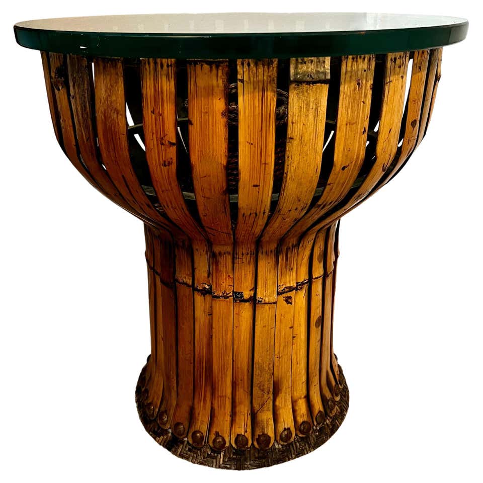 Raffia Tables - 46 For Sale at 1stDibs | rafia table, raffia covered ...