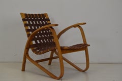 Fauteuil en bois de hêtre courbé,Design Jan Vaněk,1930''s.