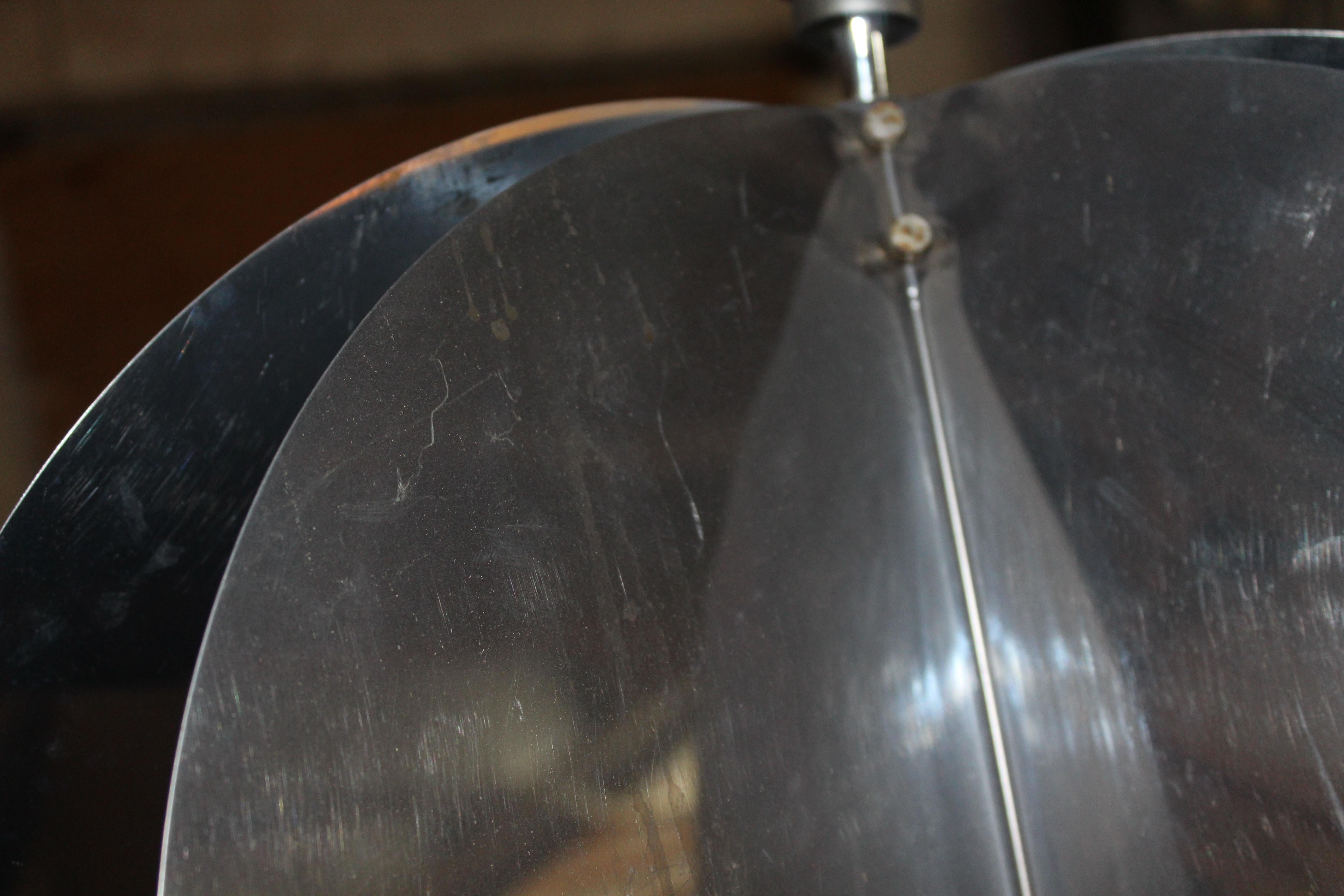 Lampada a sospensione Bent Chrome in vendita 5