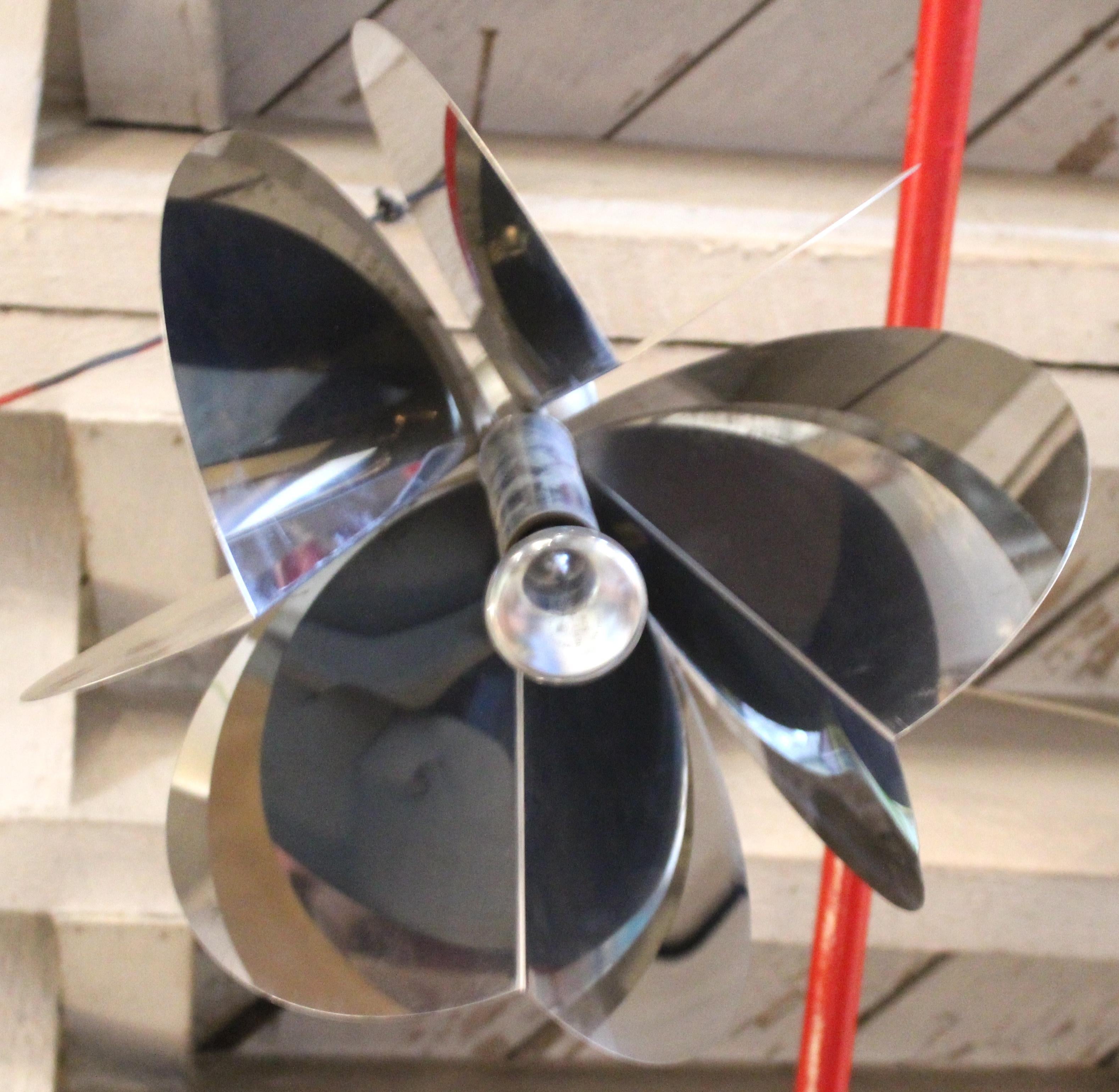 Lampada a sospensione Bent Chrome in vendita 3