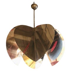 Bent Chrome Pendant Lamp