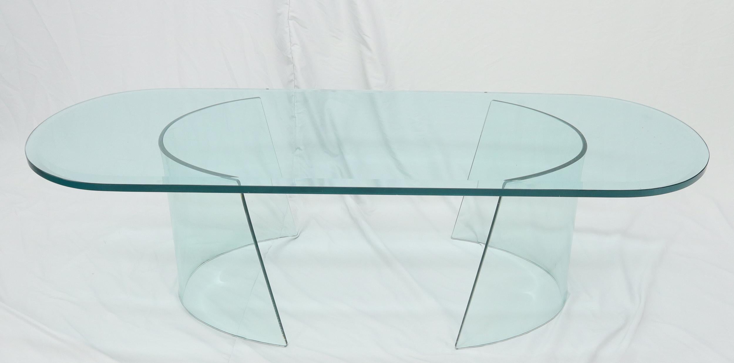 curved glass coffee table
