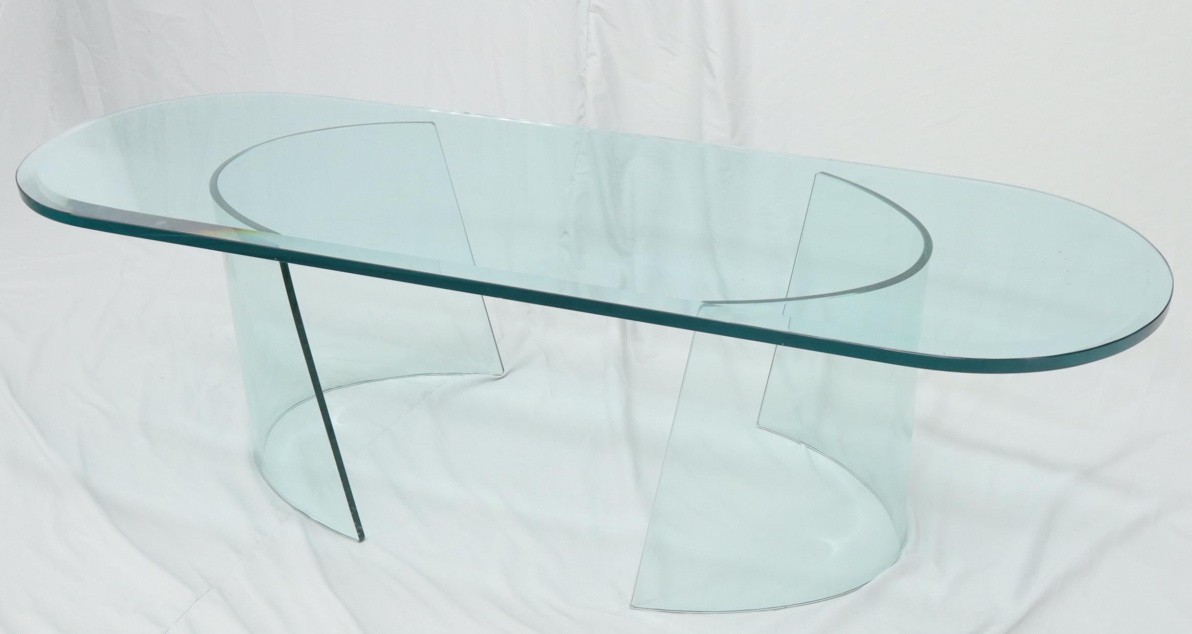 curved glass table