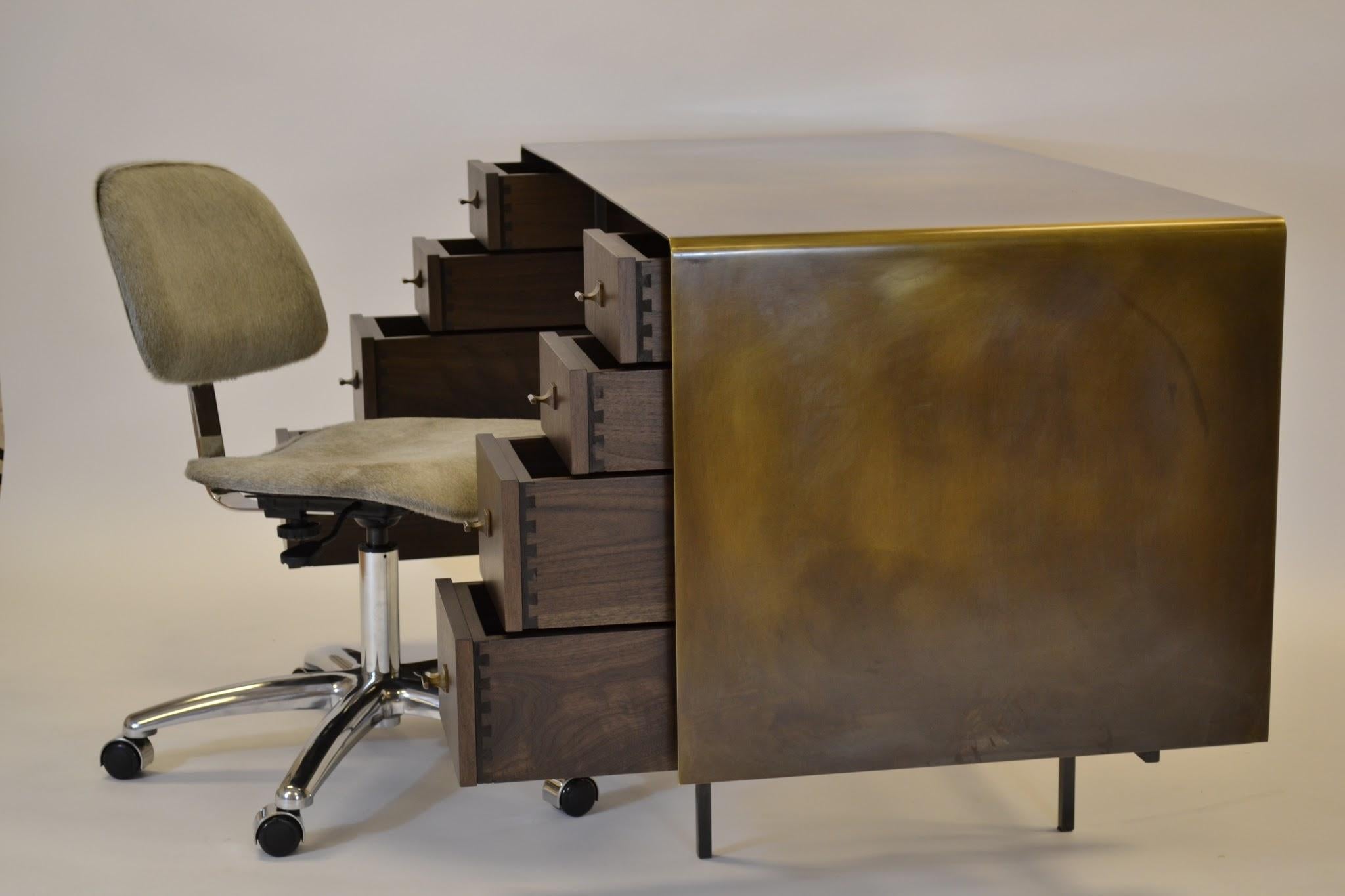 Bent-Schreibtisch von Gentner Design im Angebot 2