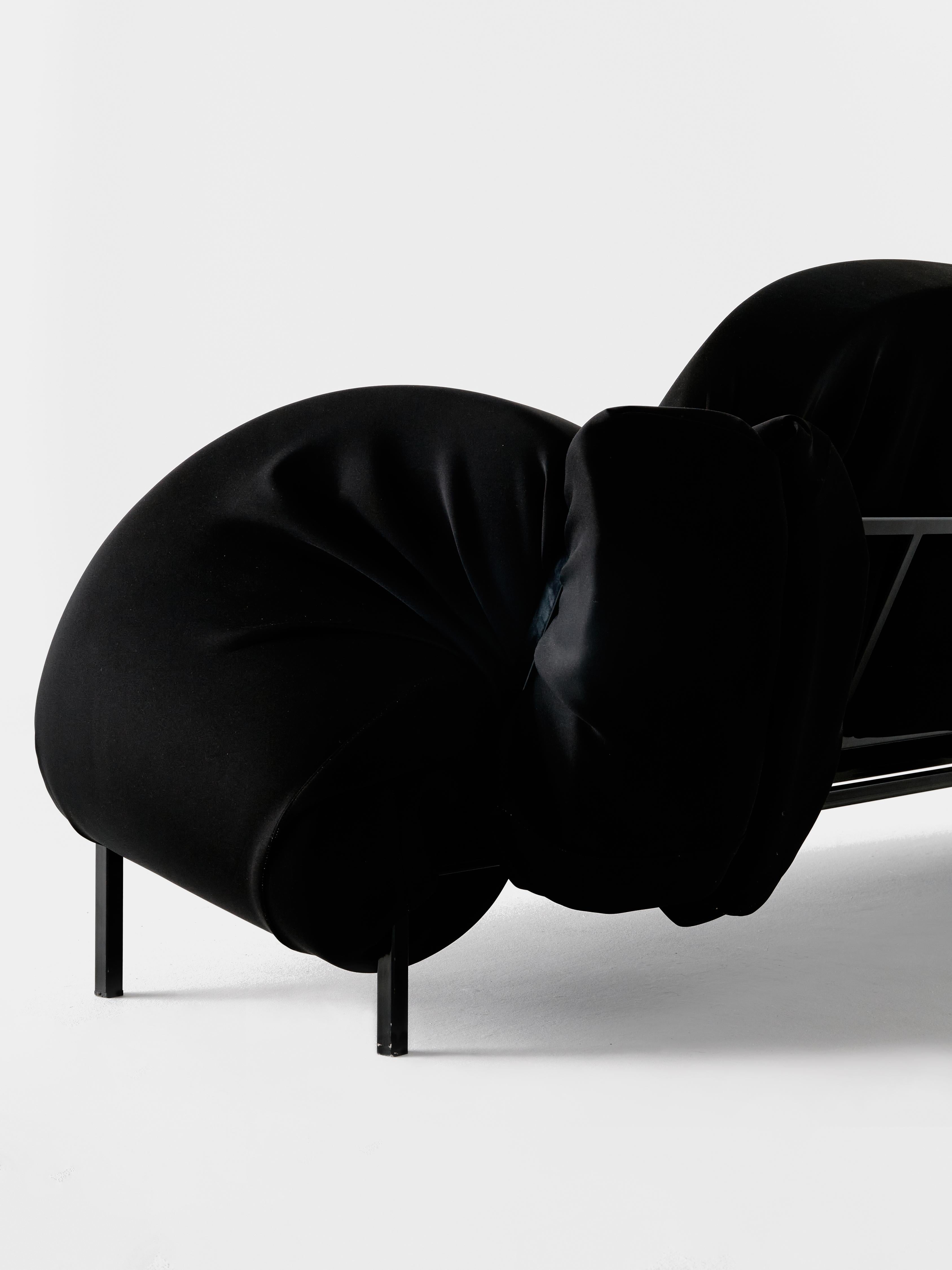 Spanish 'Bent Foam, Metal Frame' Collection, Foam and Textile Sofa '180º Vertical' For Sale