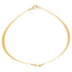 BENT GABRIELSEN Vintage 18k Halskette mit Kragen