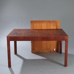 Bent Helweg-Møller: Rectangular dining table with  three leaves c1930