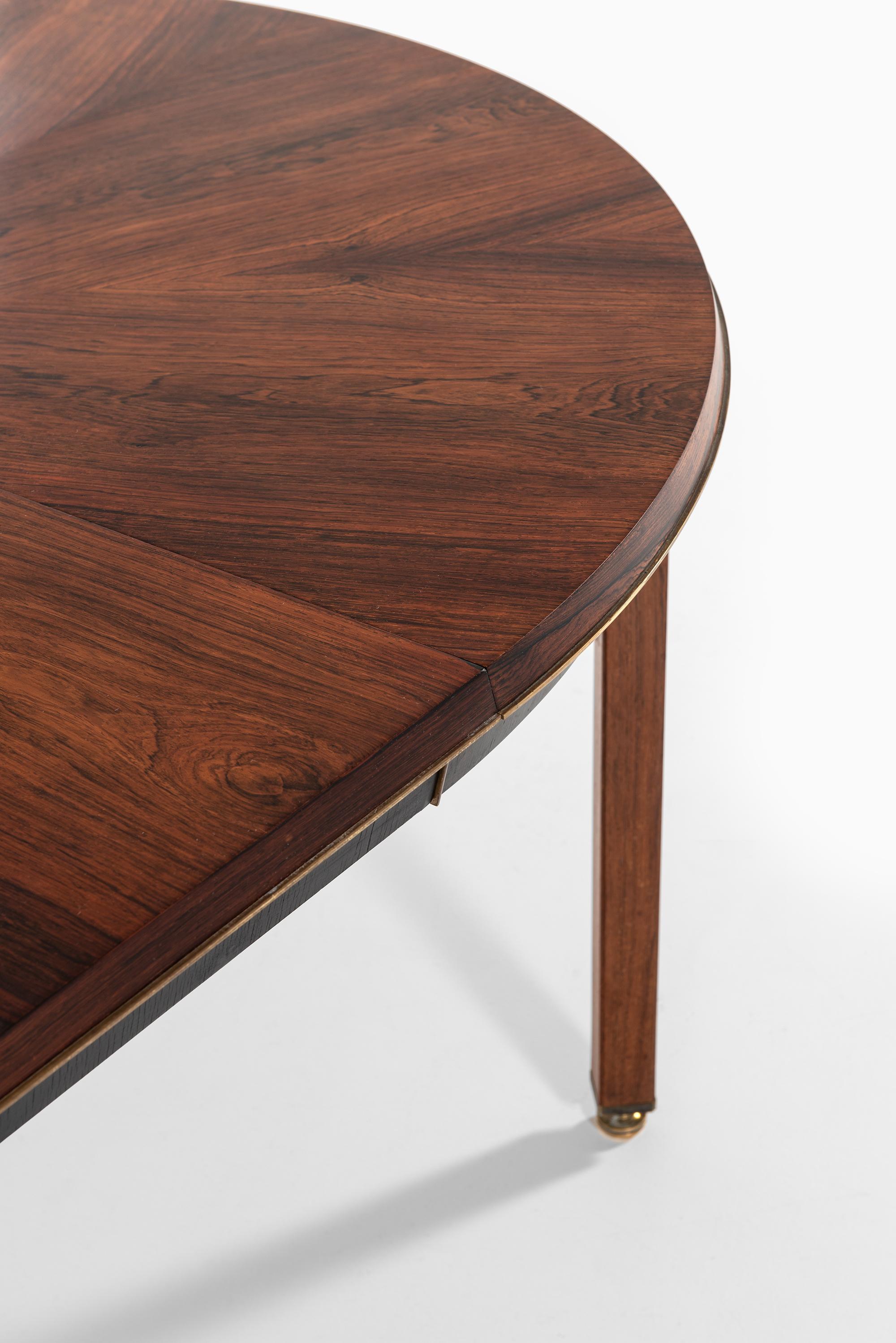 Mid-20th Century Bent Helweg-Møller Unique Dining Table by Jacob Kjær in Denmark For Sale