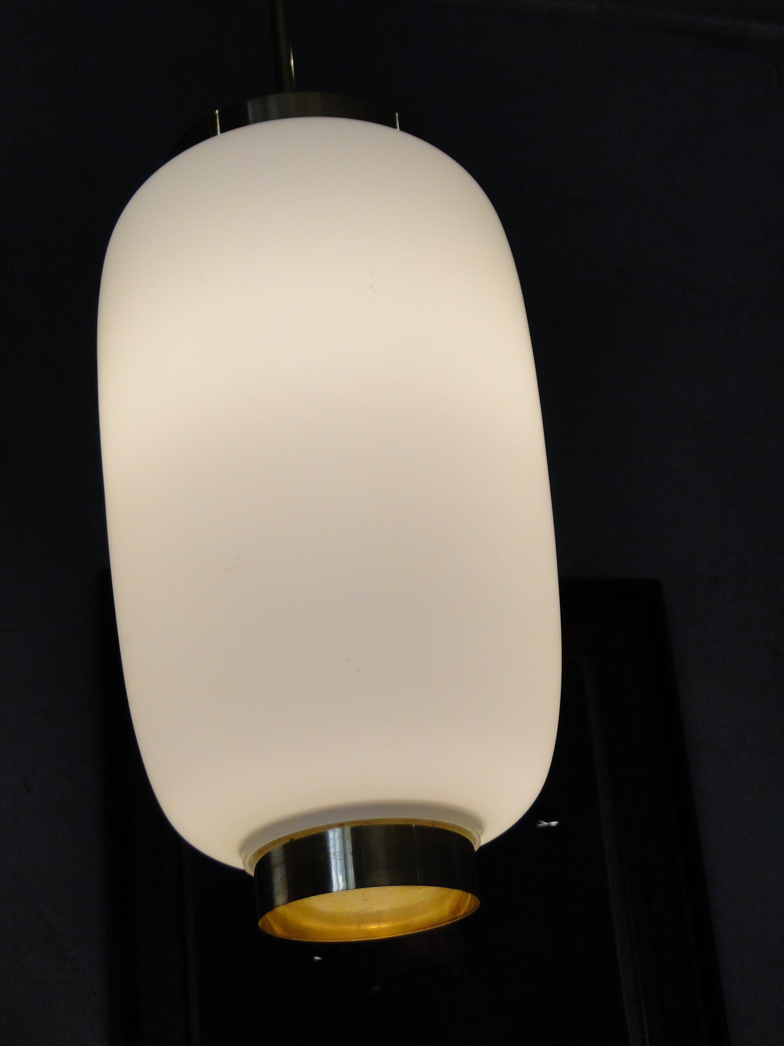 Gebogen Kalrby Vintage  XXL-Messing  Glas Royal Pendelleuchte  Lyfa Dänemark im Angebot 1