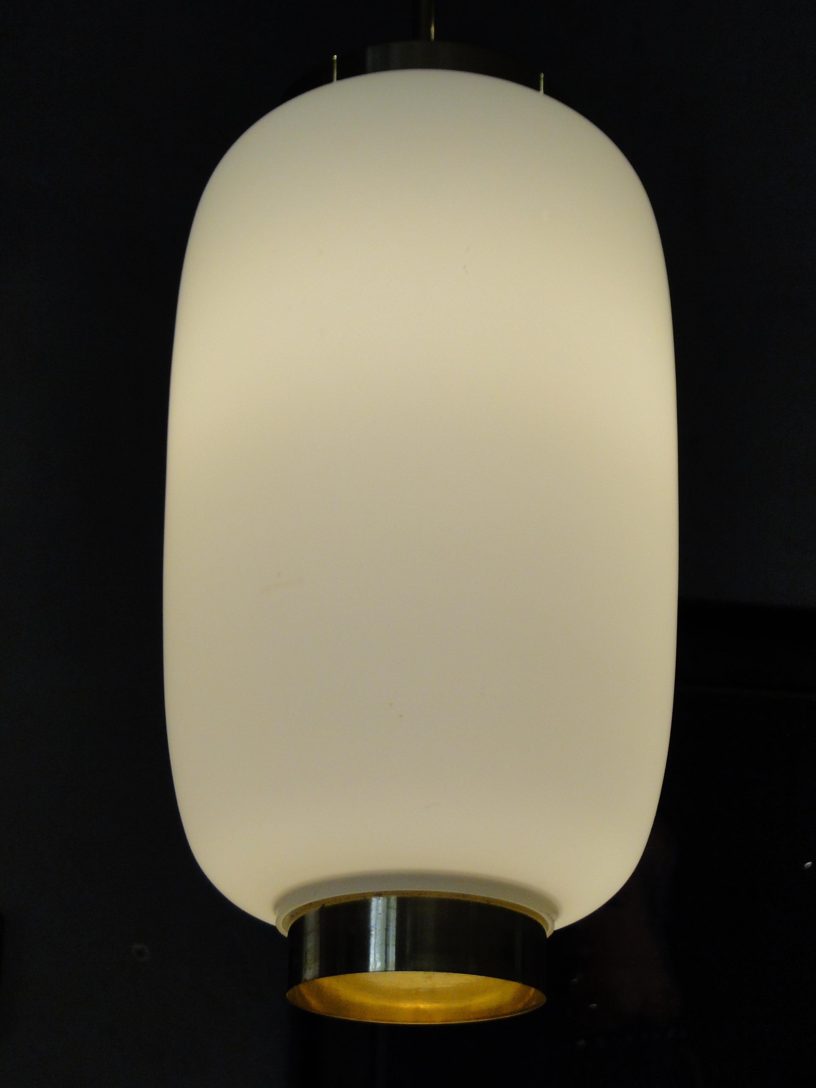 Gebogen Kalrby Vintage  XXL-Messing  Glas Royal Pendelleuchte  Lyfa Dänemark im Angebot 3