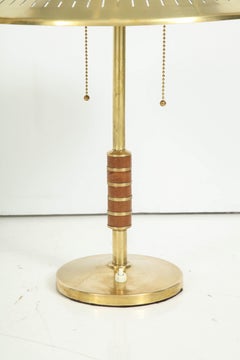 Bent Karlby Brass Table Lamp for Lyfa, circa 1956