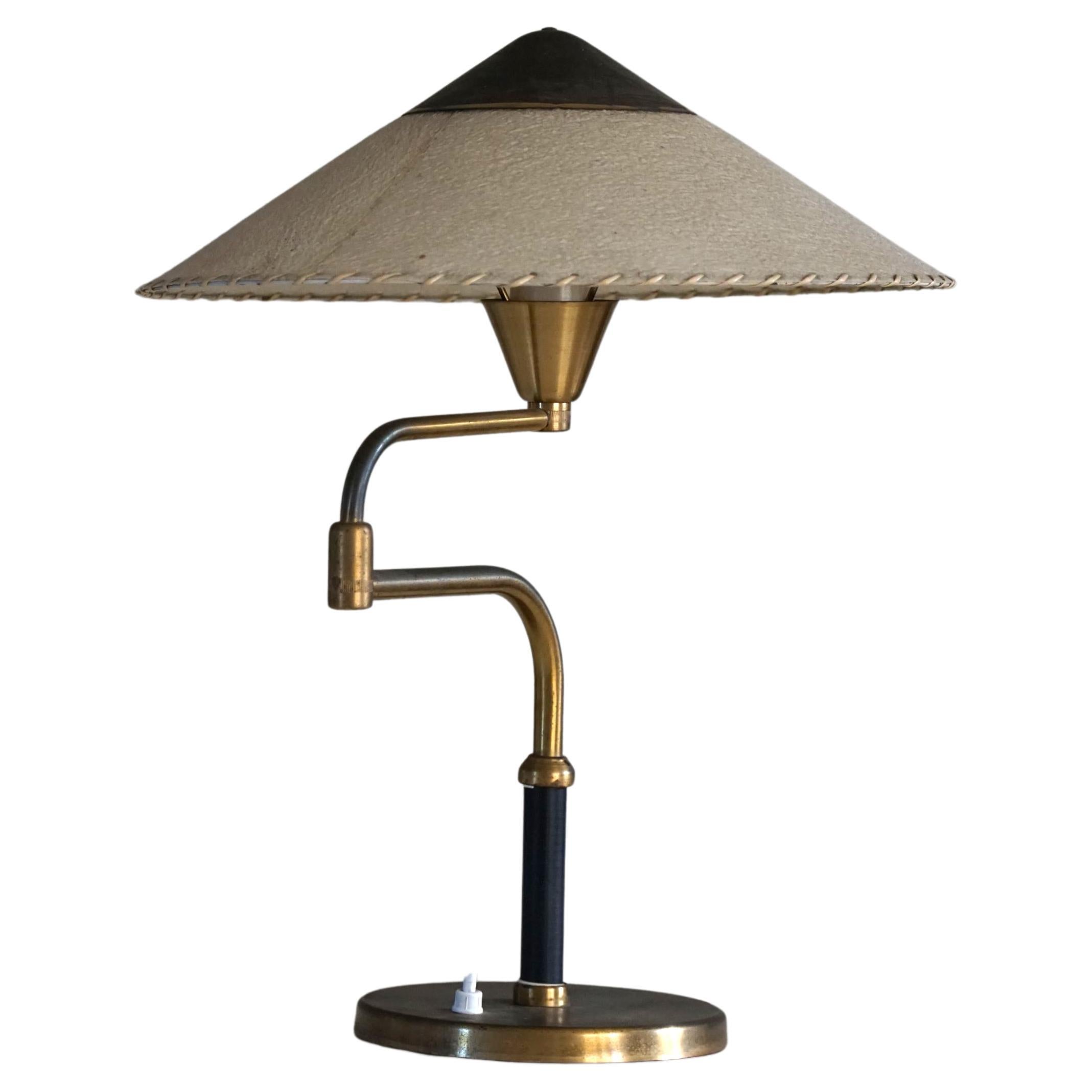 Bent Karlby for LYFA, Adjustable Table Lamp, Danish Mid Century Modern, 1950s For Sale