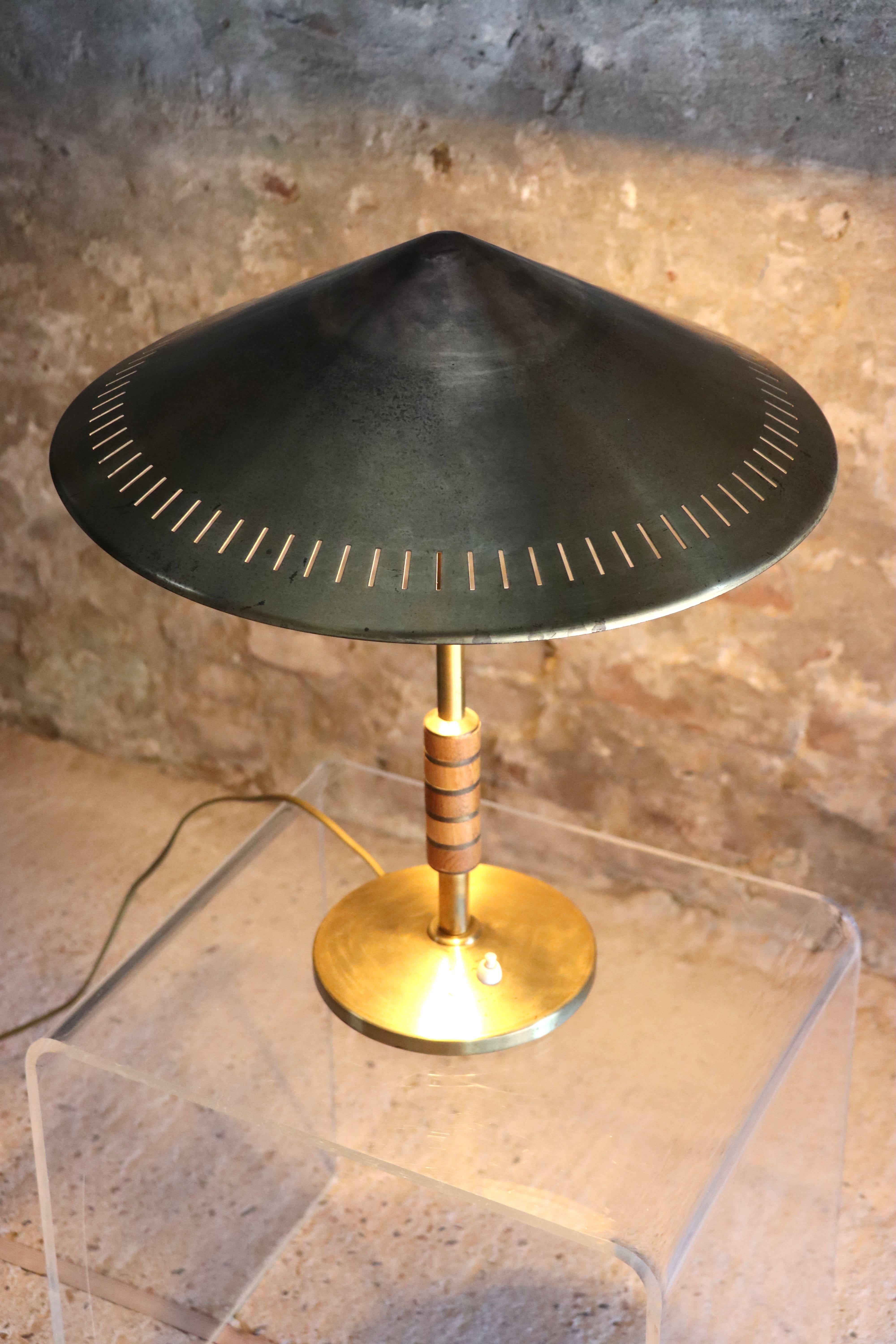 Brass Bent Karlby – Governor – Model B146 – Table Lamp – LYFA – 1956 For Sale