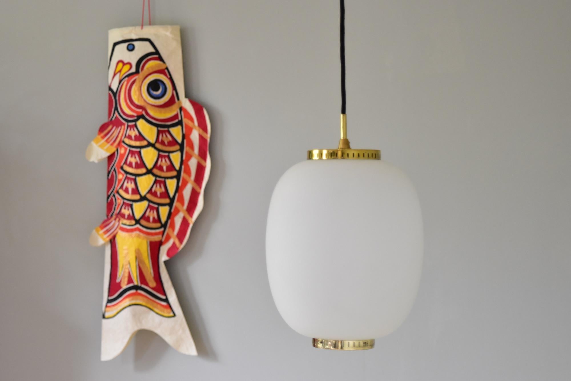 Bent Karlby L Size Kina Pendant Ceiling Fixtures by Lyfa Denmark In Good Condition In Krefeld, DE
