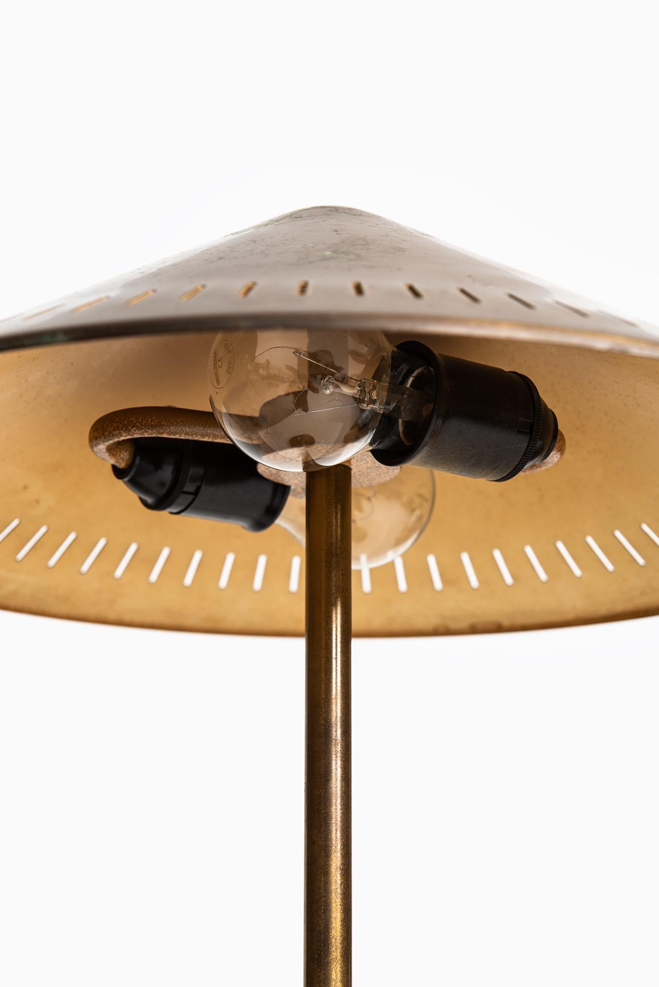 Scandinavian Modern Bent Karlby Table Lamp Produced by Lyfa in Denmark