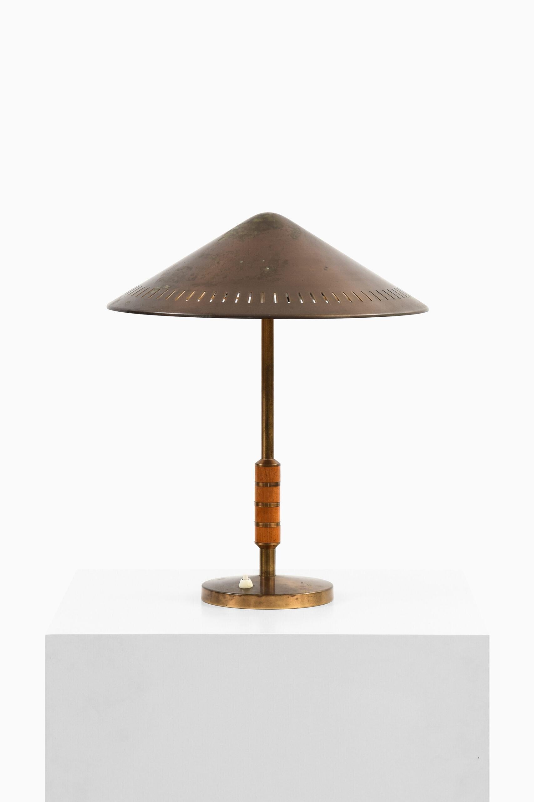 Scandinavian Modern Bent Karlby Table Lamp Produced by Lyfa in Denmark