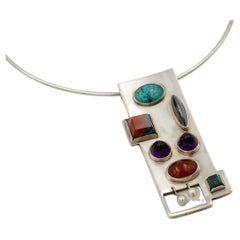 Bent Knudsen Abstract Modernist Pendant, 1970