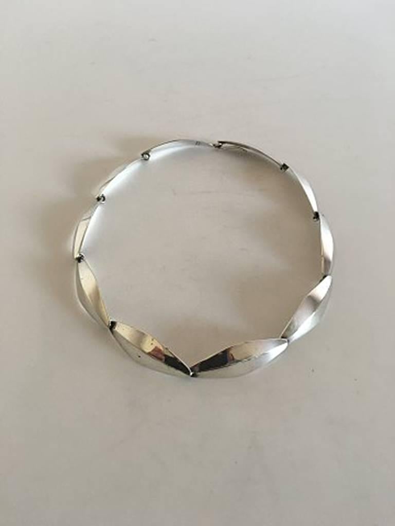 Bent Knudsen Sterling Silver Necklace For Sale at 1stDibs