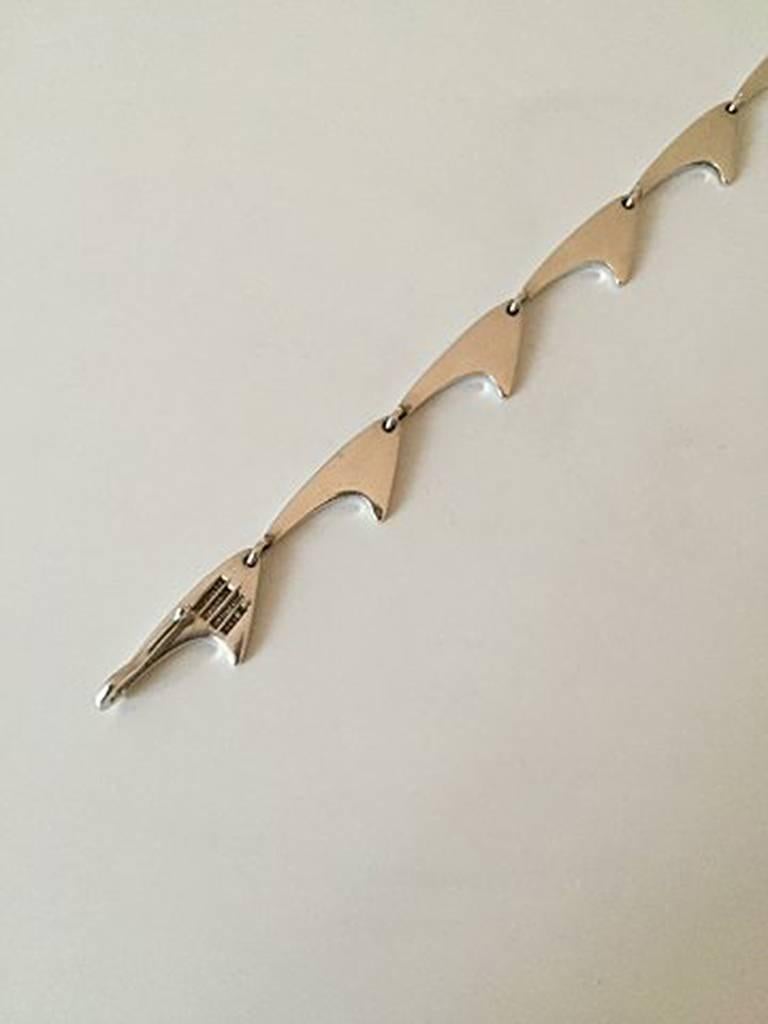 Bent Knudsen Sterling Silver Necklace For Sale at 1stDibs