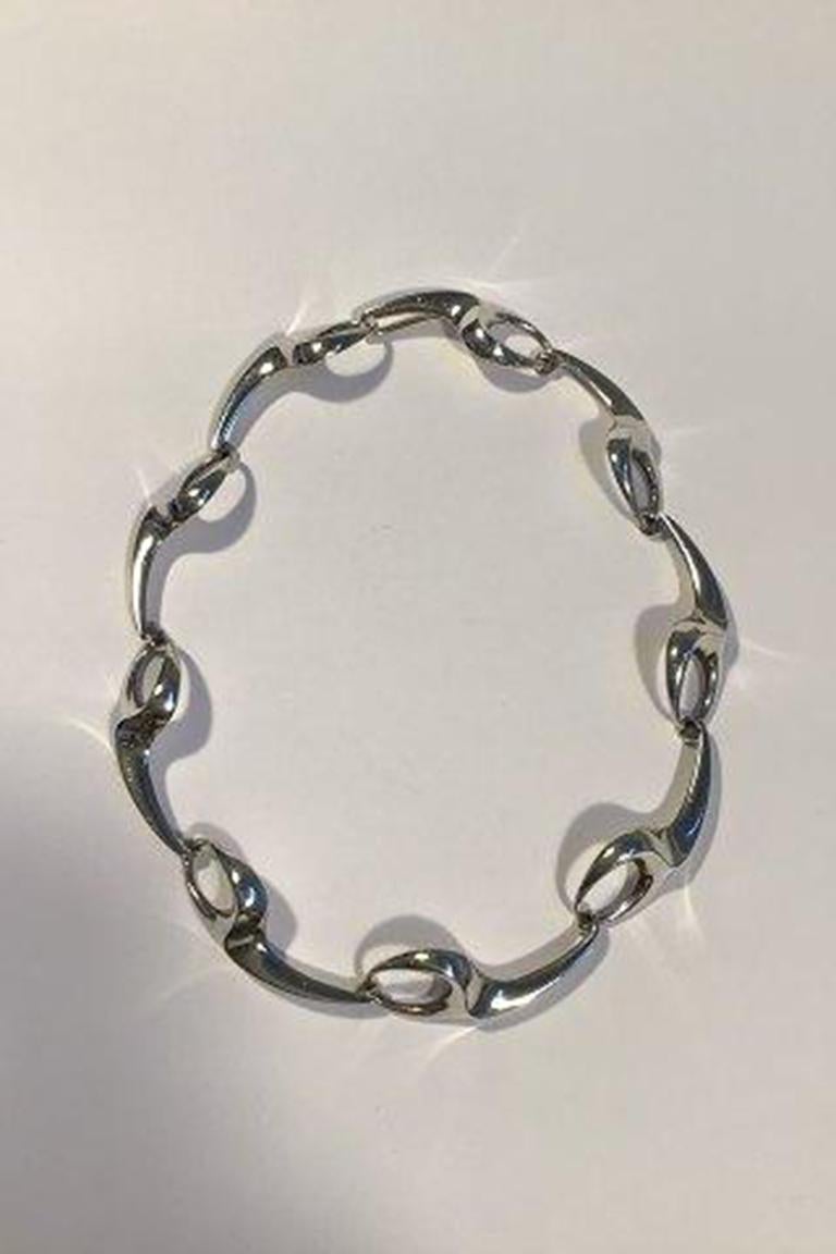 Bent Knudsen Sterling Silver Necklace No 46.

L 37.5 cm/14.76