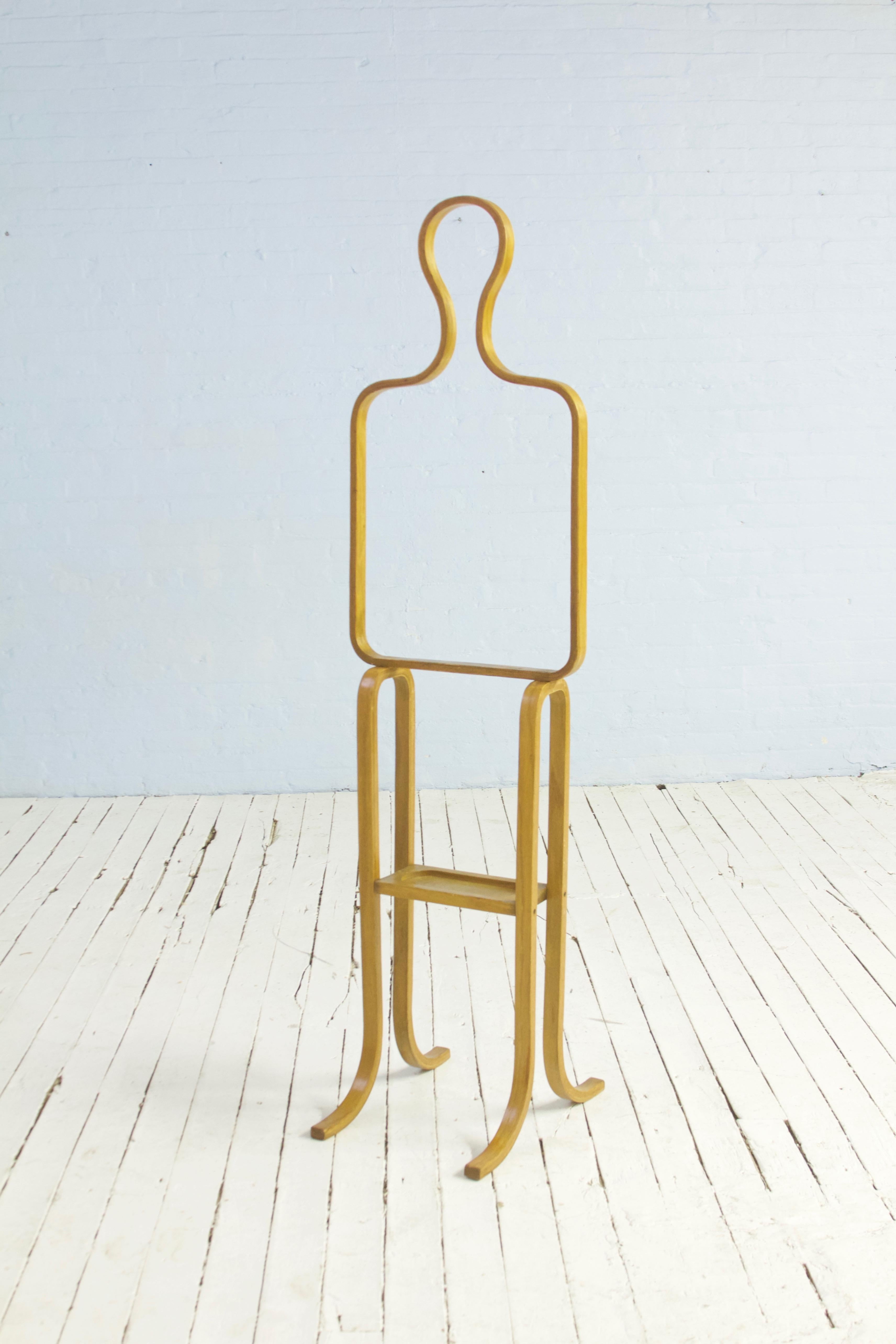 Figuratives Gestell aus gebogener, laminierter Buche in der Art von Alvar Aalto, USA, 1950er Jahre (Moderne der Mitte des Jahrhunderts) im Angebot