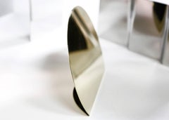'Bent Mirrors' Minimalist Objects in Polished Brass