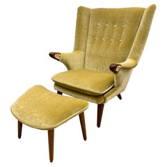 Bent Moller Jepsen for Simo "Bear" Lounge Chair and Ottoman