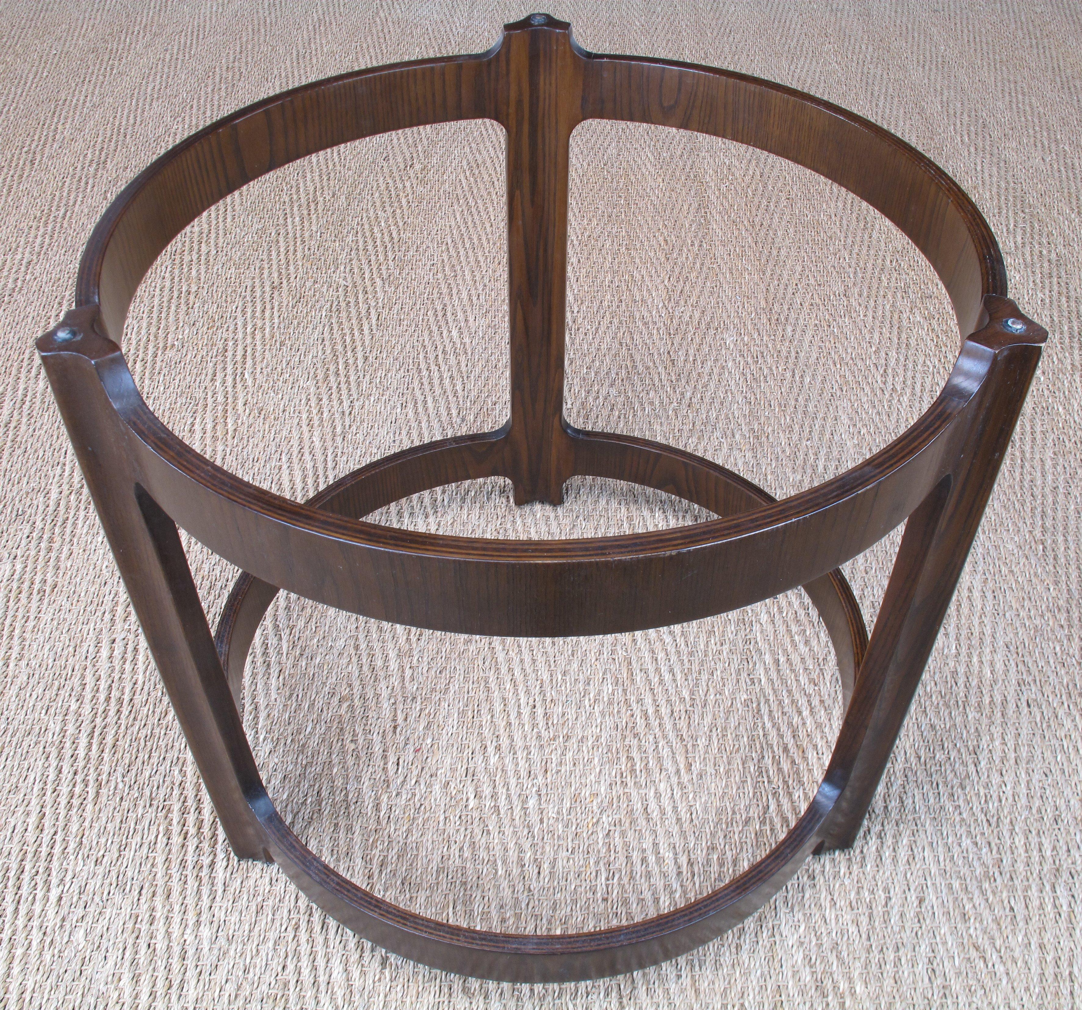 Bent Plywood and Ashwood Pedestal Coffee Table For Sale 1