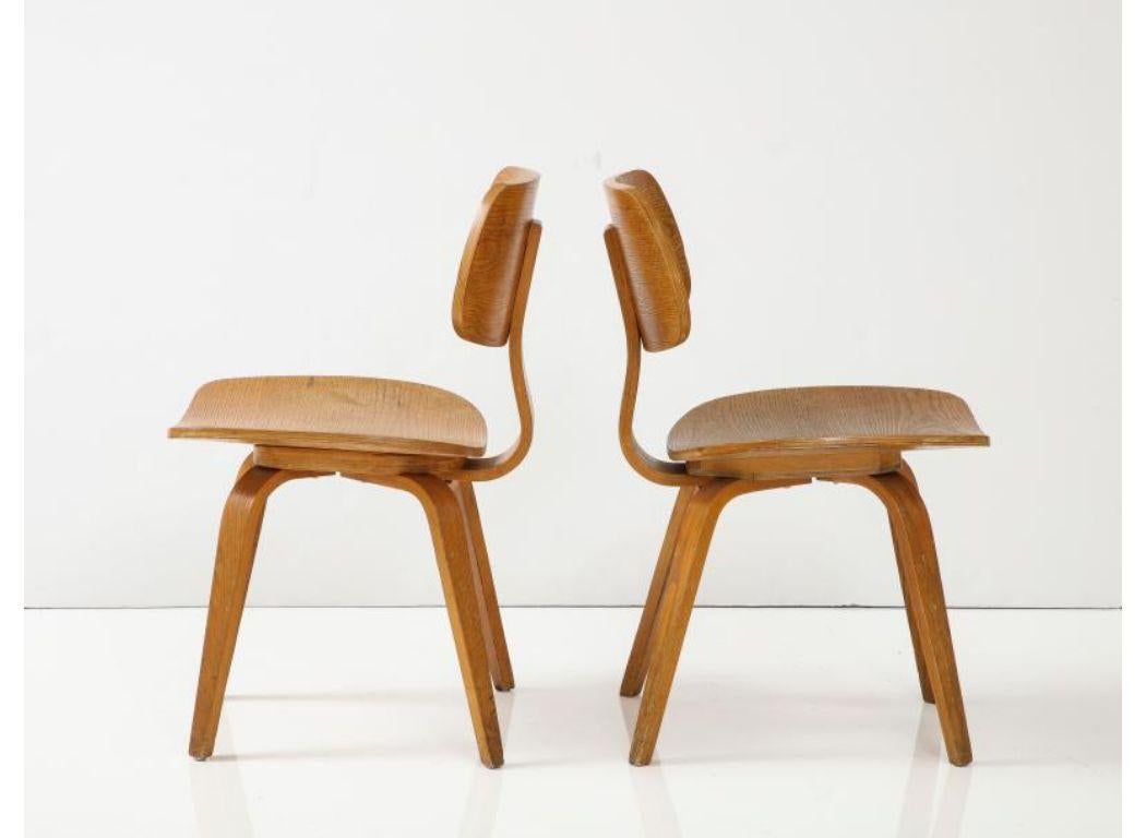 Modern Bent Plywood Chair, Model 18 by Bruno Weir for Thonet, c. 1950