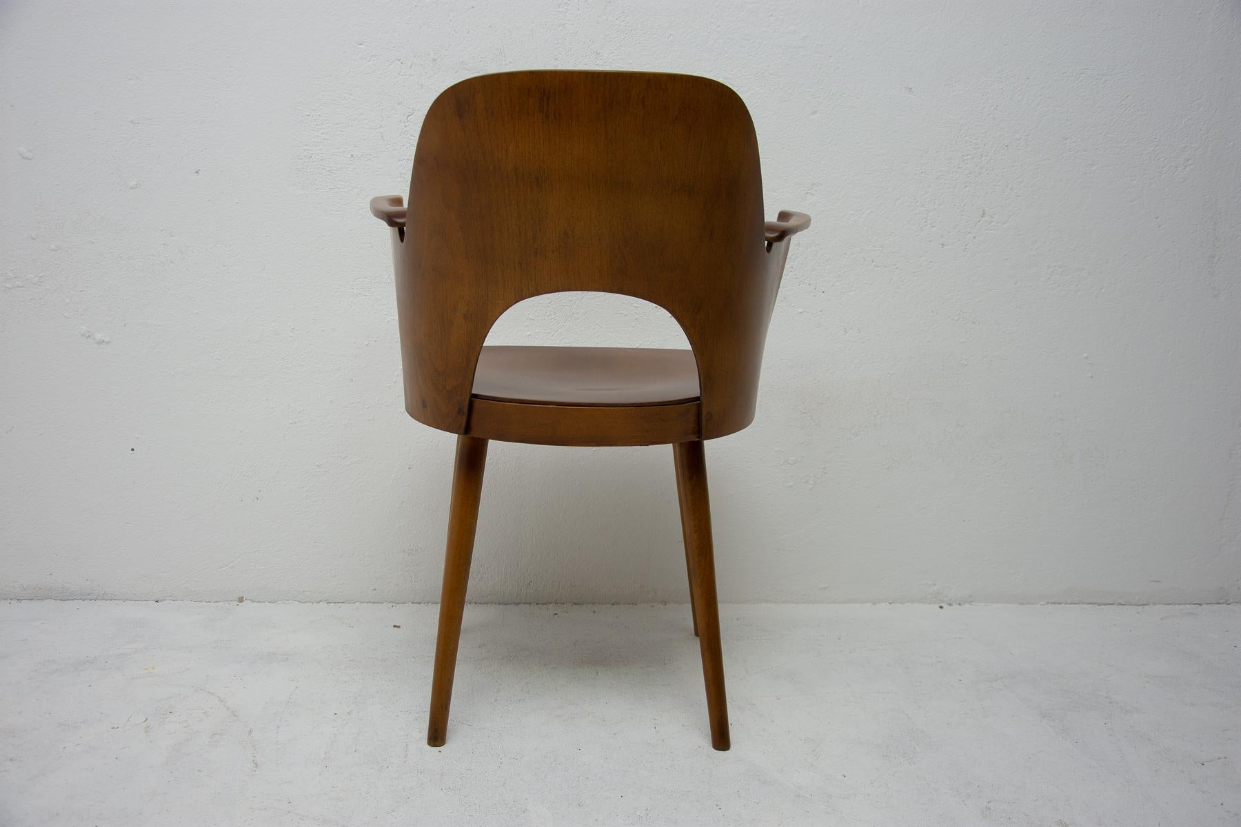Bent Plywood Desk Armchair by Oswald Haerdtl, 1960s 3