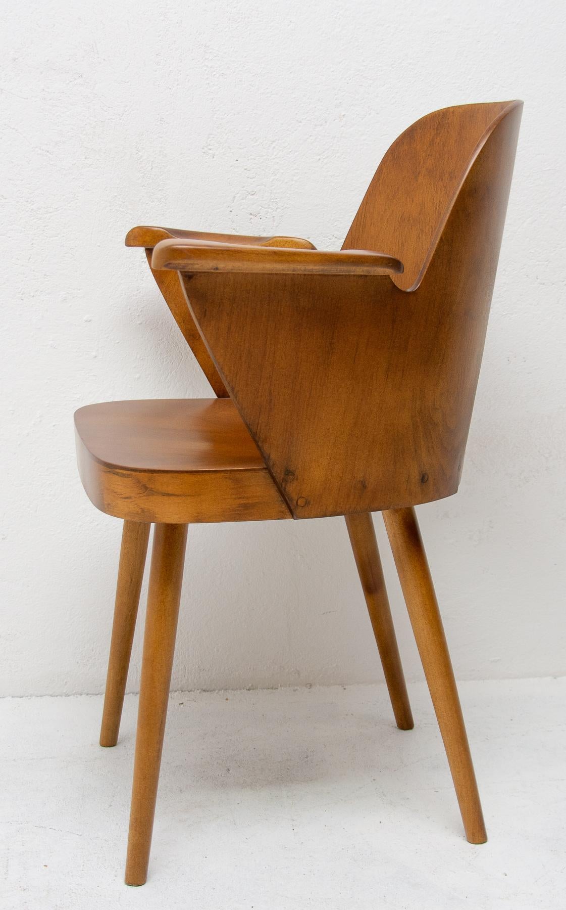 Bent Plywood Desk Armchair by Oswald Haerdtl, 1960s 5