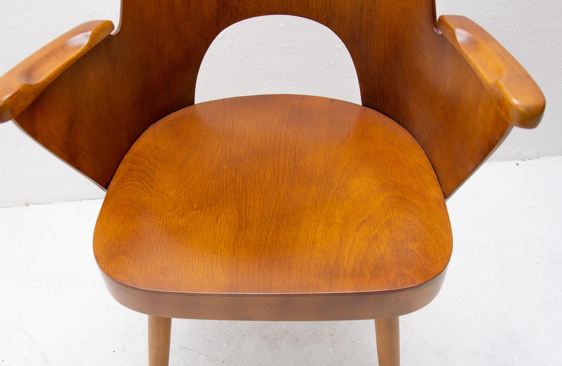 Bent Plywood Desk Armchair by Oswald Haerdtl, 1960s 10