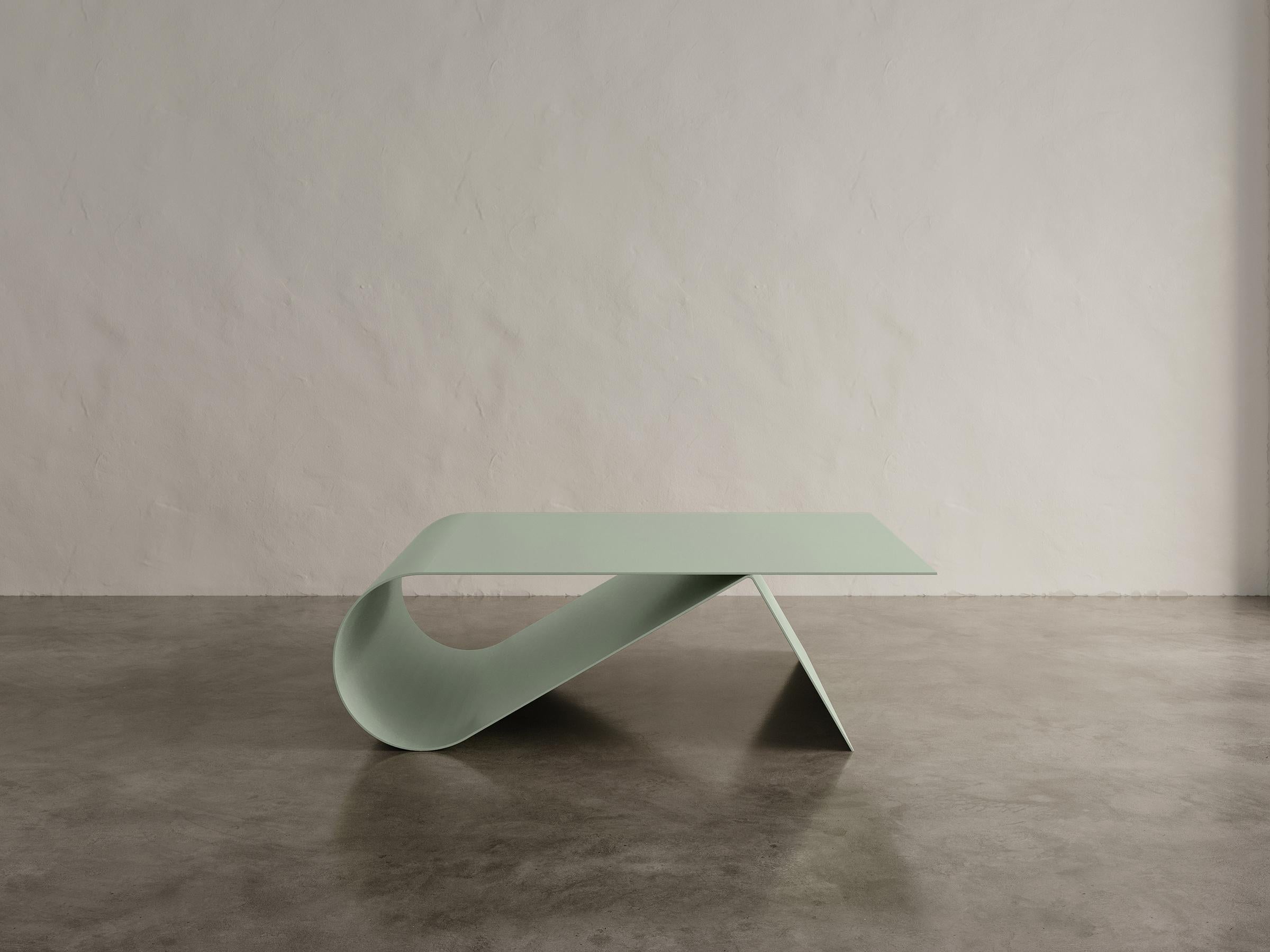 Postmoderne Table basse Bent Sage par Etamorph en vente