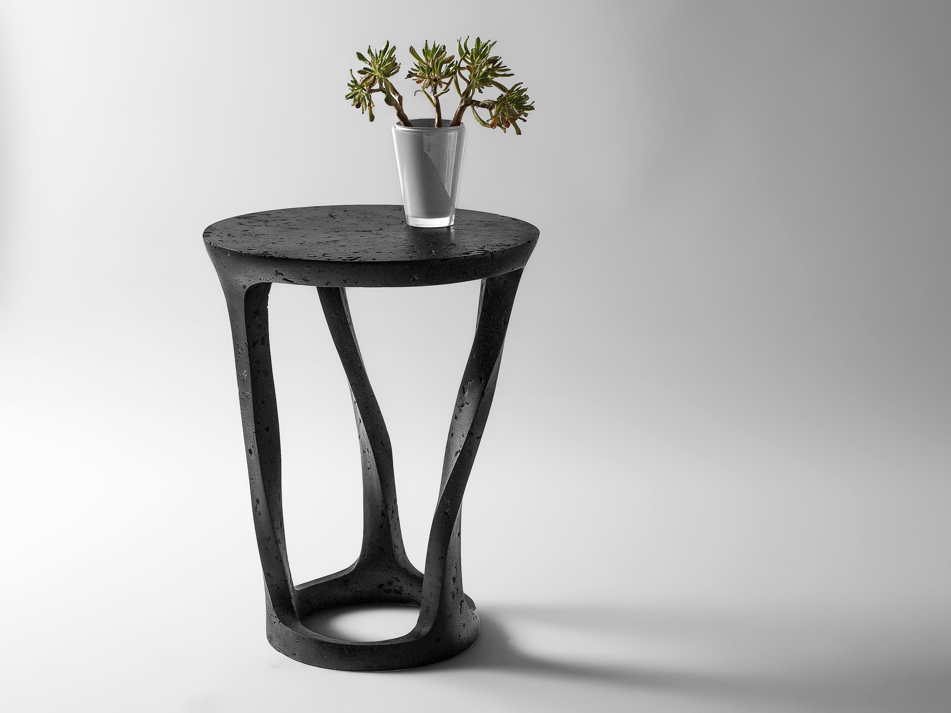 Post-Modern Bent Side Table by Donatas Zukauskas For Sale