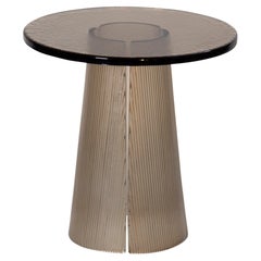Bent Side Table High Smoky Grey by Pulpo