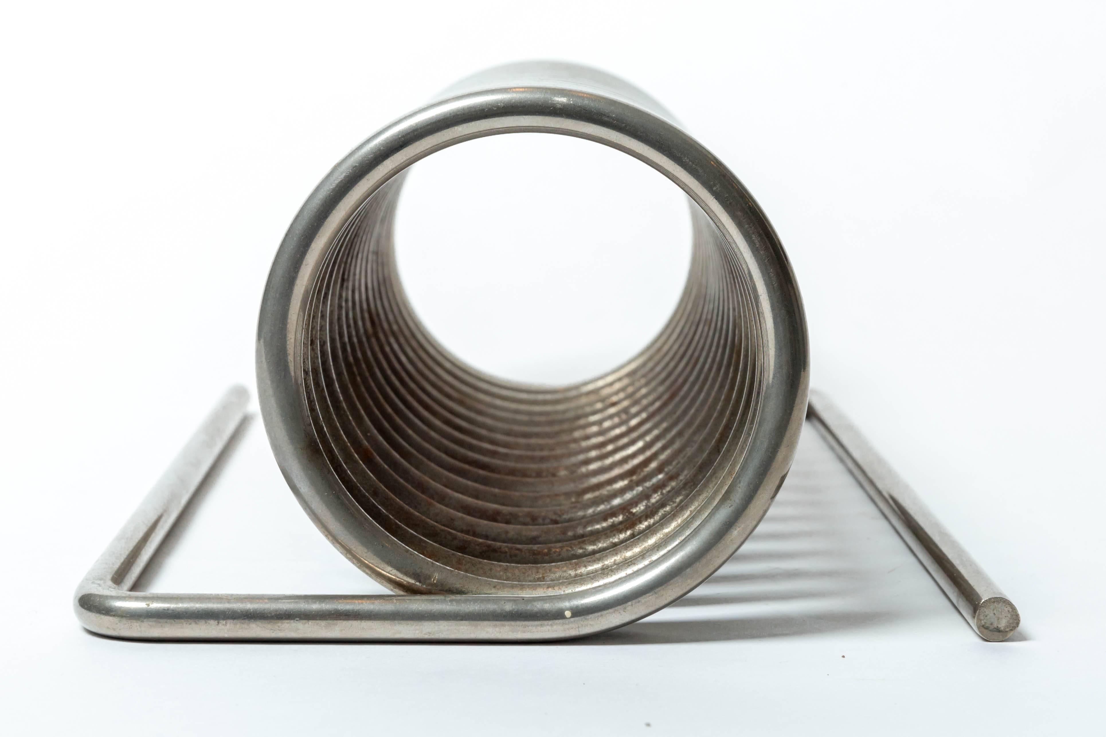Briefhalter aus gebogenem Stahl, von Yonel Lebovici im Angebot 2