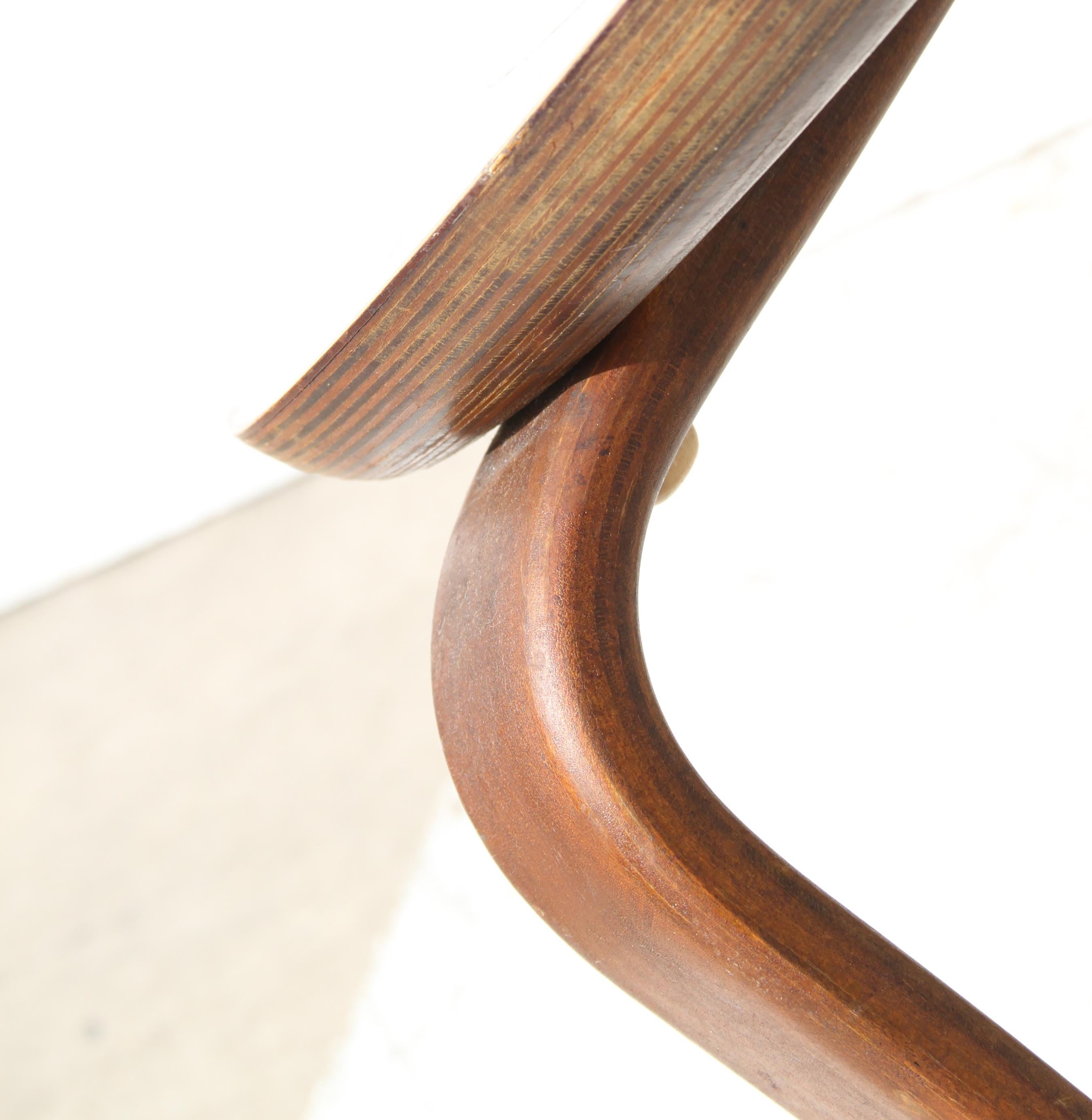 European Bent Wood Stool or Side Table by Thonet