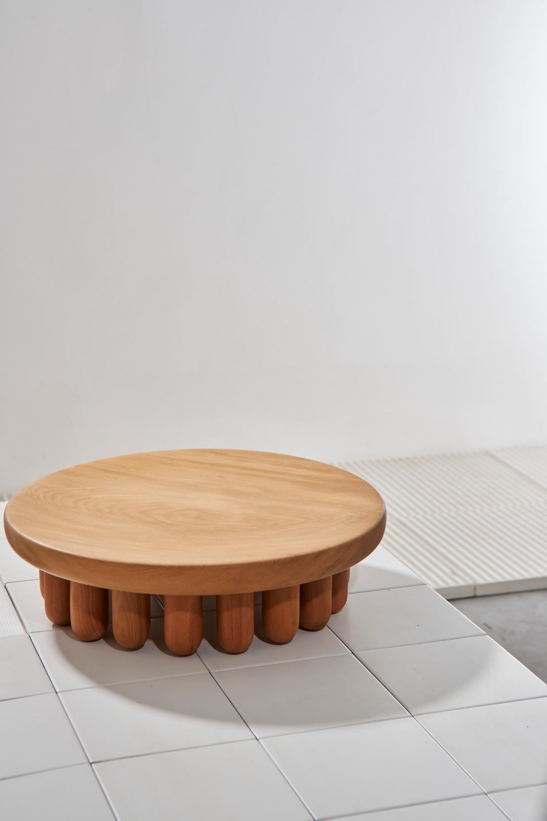 Minimaliste Collection Benta, grand centre de table en bois en vente