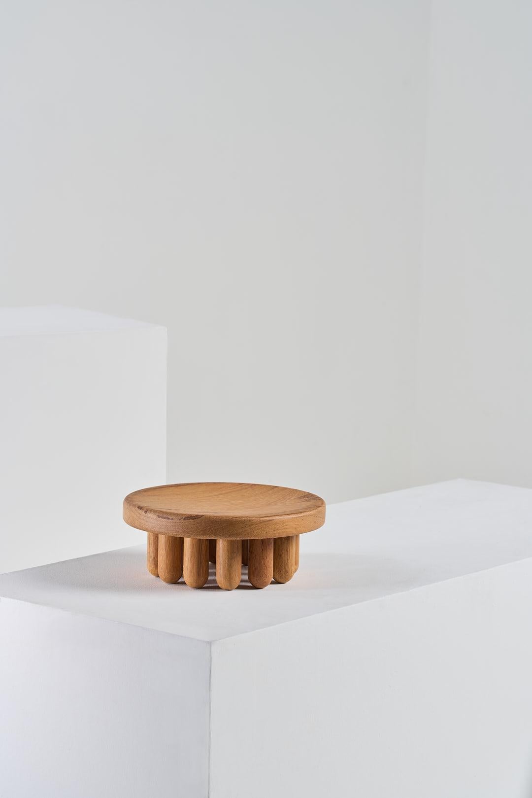 Minimalist Benta Collection, Small Wooden Centrepiece For Sale