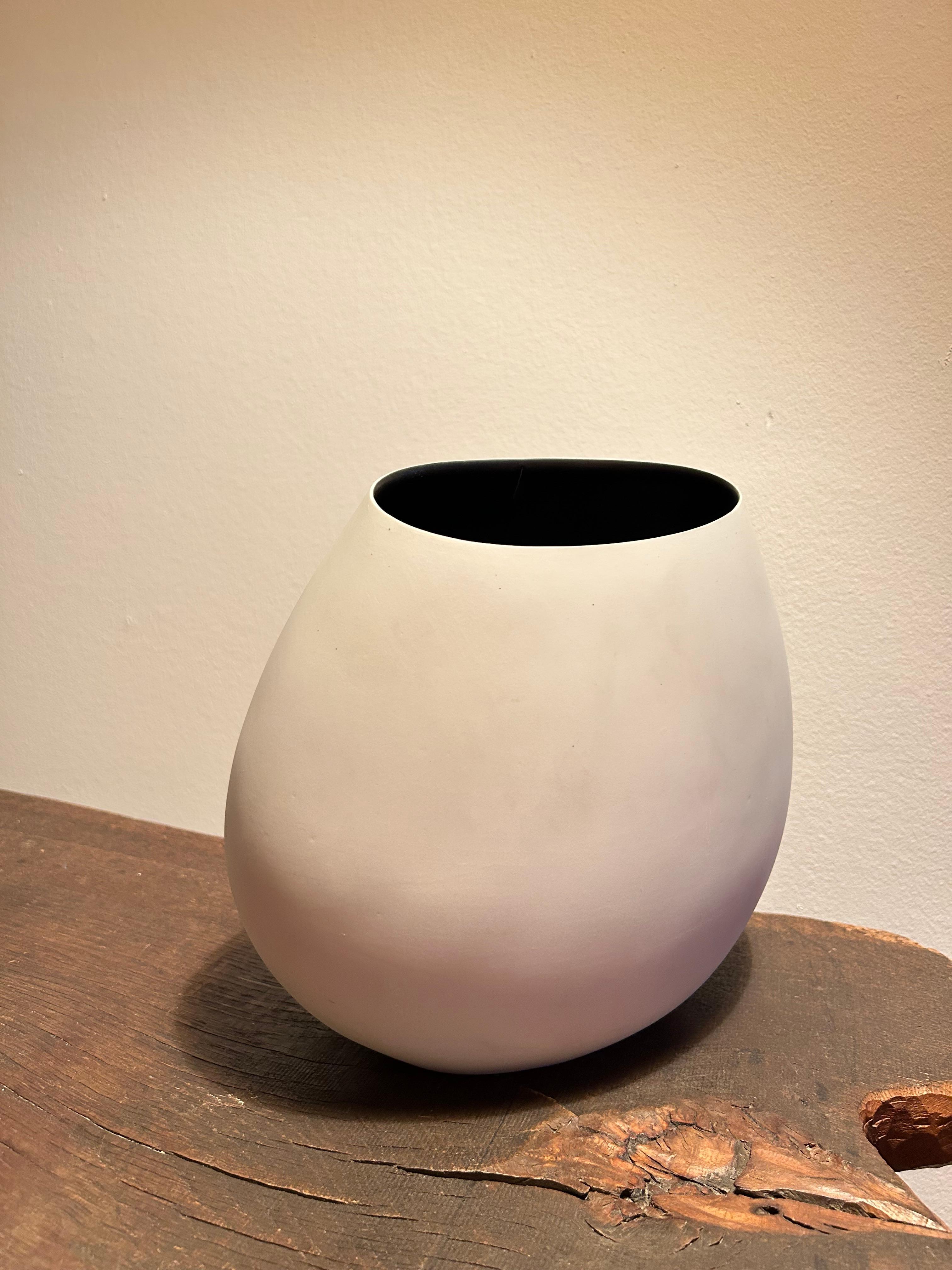 Scandinavian Modern Bente Hansen Organic Shaped Vase, 2001 For Sale