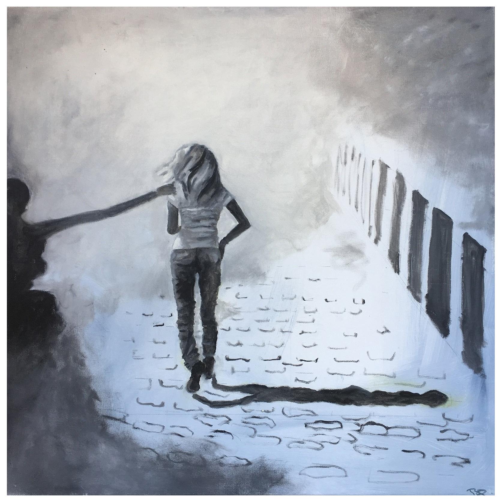 Bente Orum « Walking towards the Light » ( marche vers la lumière), 2017 en vente