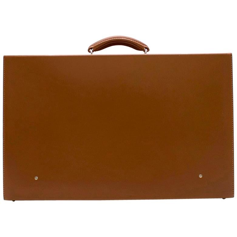 Bentley Brown Leather Suitcase