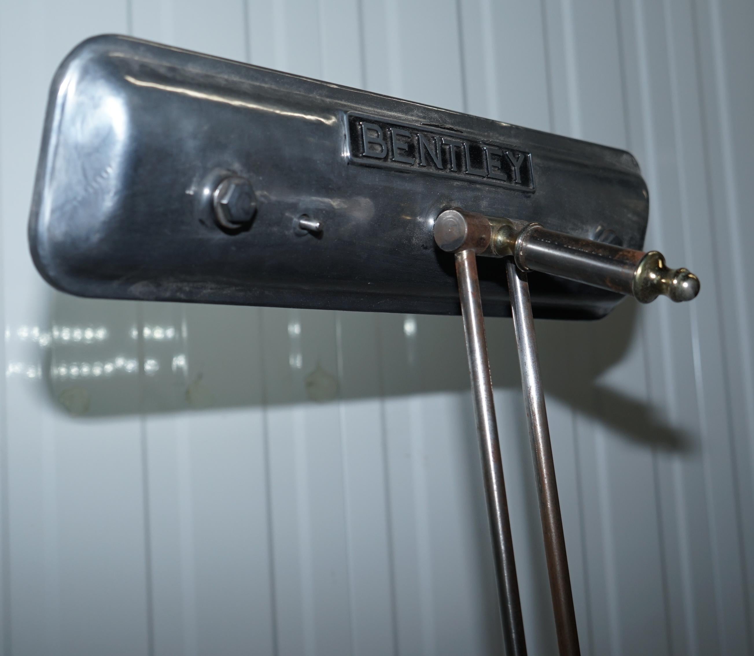 Bentley Floor Standing Articulated Angle Poise Chrome and Polished Metal Lamp 6