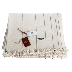 Used Bentley Home England Loro Piana Italy Cashmere Throw with Fringe