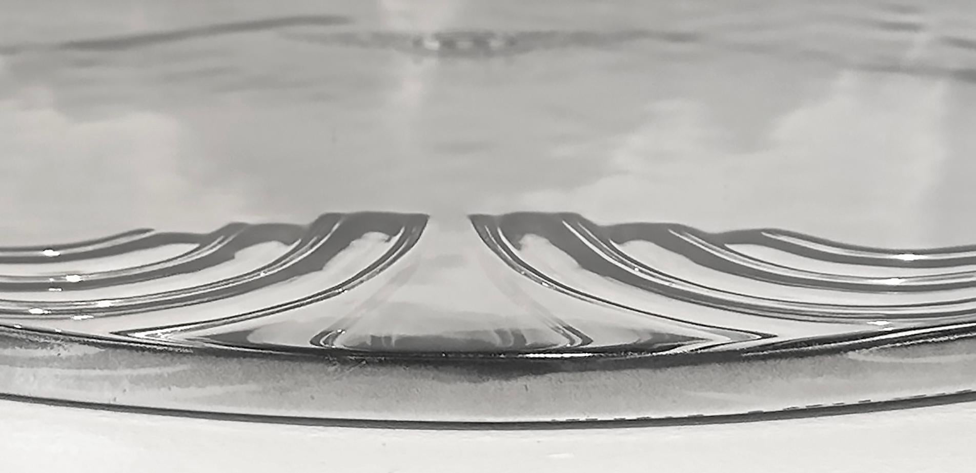 Bentley Home Glass Coated Sterling Silver Chargers/Buffet Plate, Set of Six (6) For Sale 4