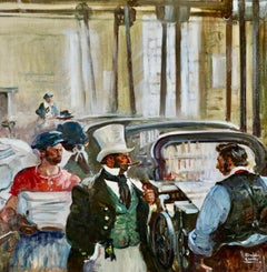 Zeitungsdruck-Pflanzgefäße von Mogul Tours